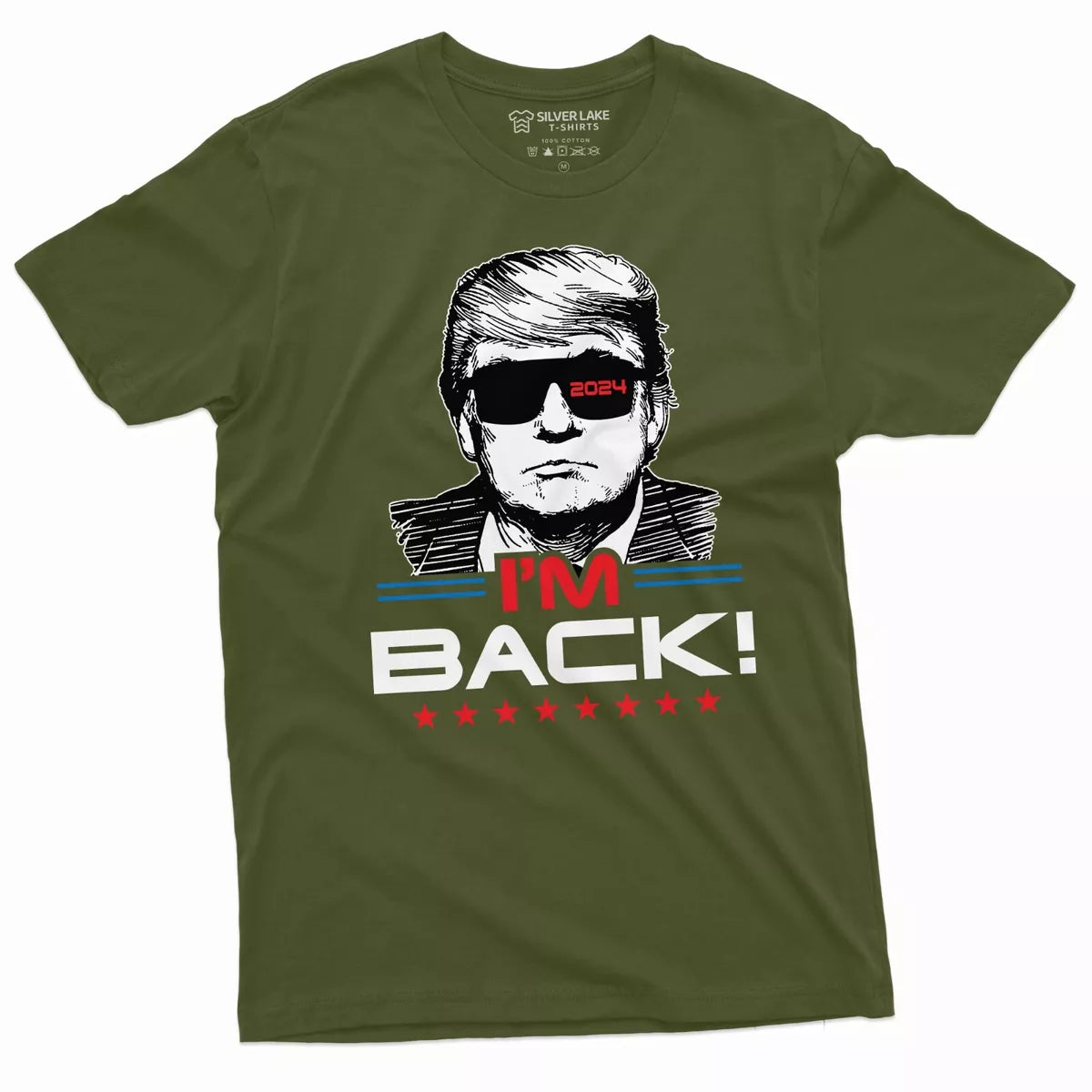 I'm Back Trump T-shirt Donald Trump 2024 Re-election Tee shirt Presidential tee